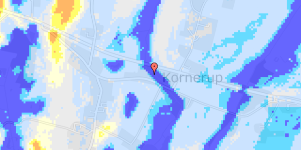 Ekstrem regn på Kornerup Landevej 27