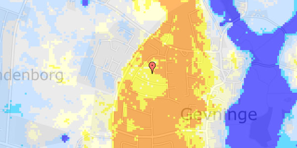 Ekstrem regn på Grydehøj 12