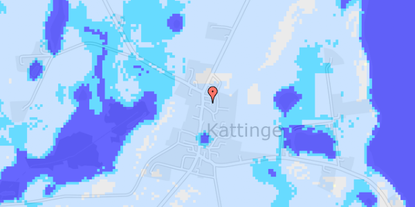 Ekstrem regn på Kattinge Bygade 3B