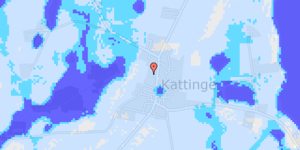 Ekstrem regn på Kattinge Bygade 10