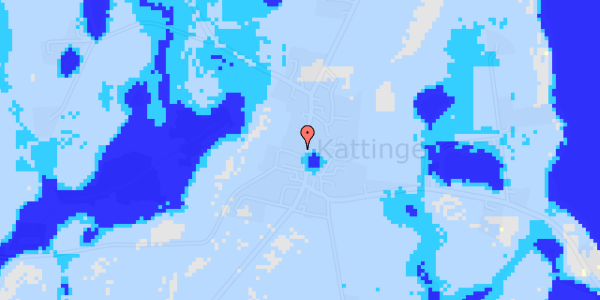 Ekstrem regn på Kattinge Bygade 14