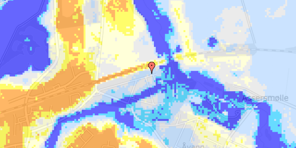 Ekstrem regn på Kongebrovej 25