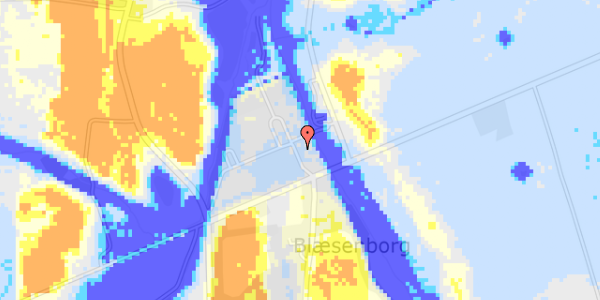 Ekstrem regn på Ledreborg Alle 1C