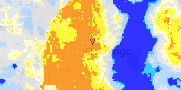 Ekstrem regn på Nødager 54