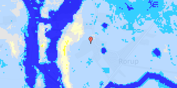 Ekstrem regn på Rorupvej 15