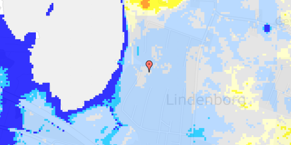 Ekstrem regn på Strandvang 54