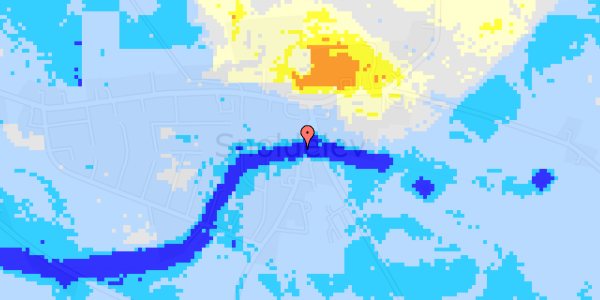 Ekstrem regn på Smedegade 10