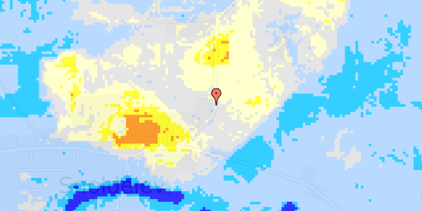 Ekstrem regn på Tunevej 5