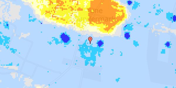 Ekstrem regn på Tunevej 8