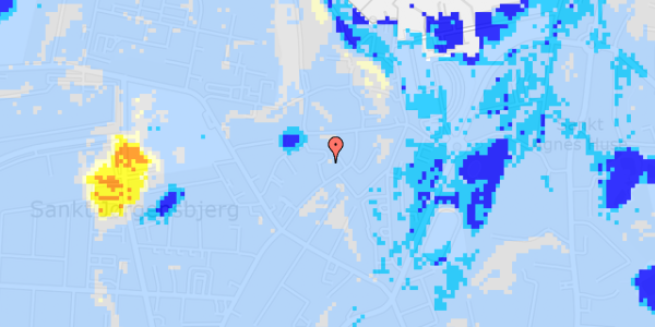 Ekstrem regn på Asylgade 24, 2. th