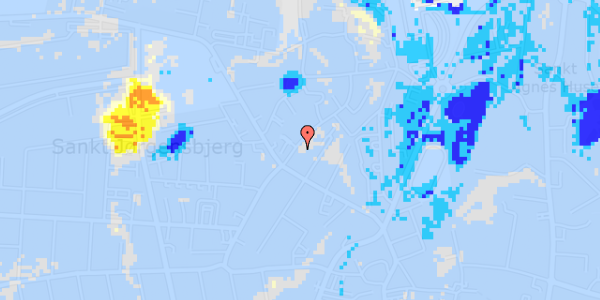 Ekstrem regn på Asylgade 33