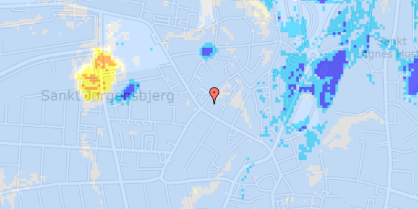 Ekstrem regn på Asylgade 37, 2. tv