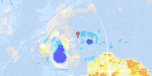 Ekstrem regn på Eriksvej 19, st. th