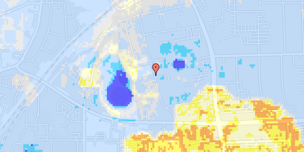 Ekstrem regn på Eriksvej 42A, st. 4