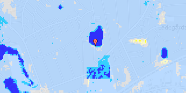 Ekstrem regn på Fasanvej 13