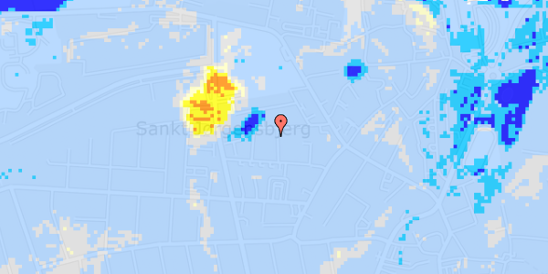 Ekstrem regn på Fredensvej 4