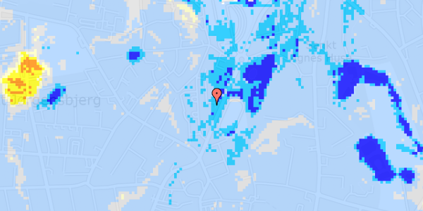 Ekstrem regn på Havnevej 36, st. th