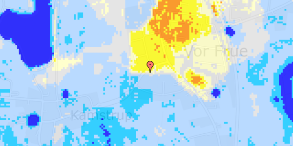 Ekstrem regn på Kamstrupvej 5