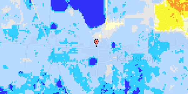 Ekstrem regn på Kamstrupvej 74