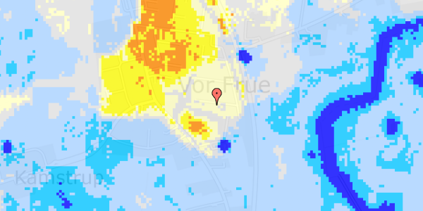 Ekstrem regn på Lyøvej 9