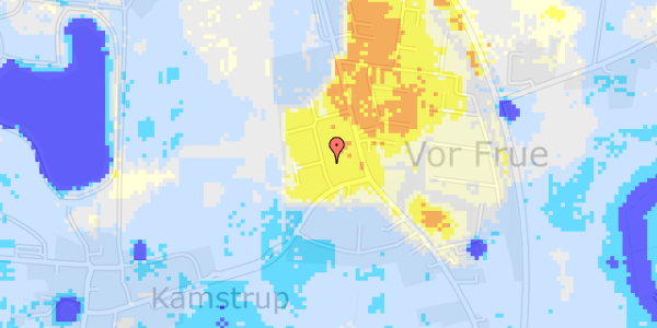 Ekstrem regn på Møllevænget 4