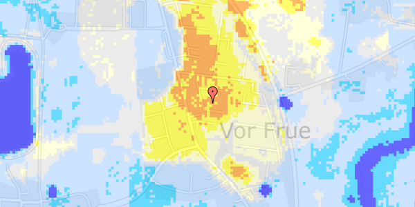 Ekstrem regn på Omøvej 1