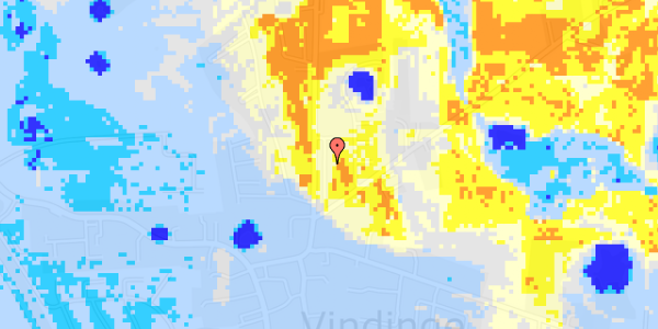 Ekstrem regn på Sandvejen 14