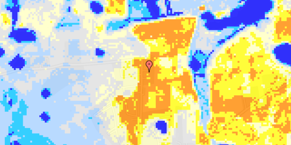 Ekstrem regn på Sandvejen 34A