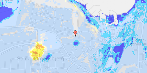 Ekstrem regn på Smedegade 13