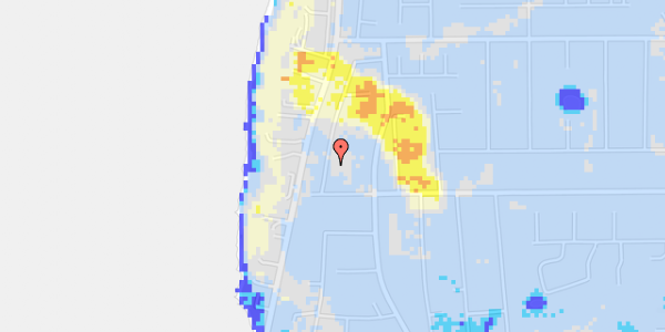 Ekstrem regn på Strandgårdsvej 4