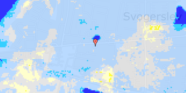 Ekstrem regn på Svogerslev Hovedgade 58