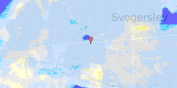 Ekstrem regn på Svogerslev Hovedgade 62