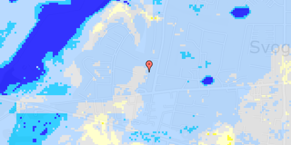 Ekstrem regn på Søkrogen 10