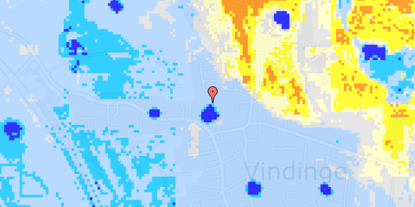 Ekstrem regn på Tingvej 16B