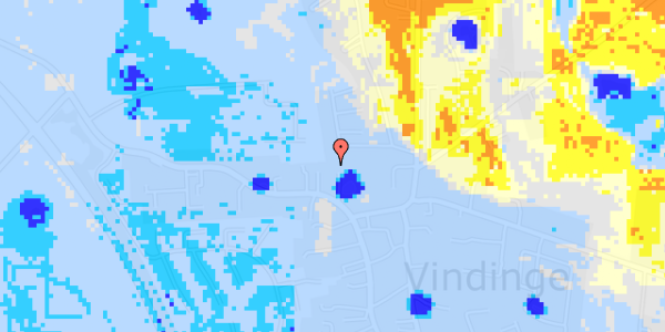 Ekstrem regn på Tingvej 18A