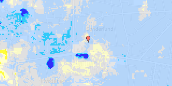 Ekstrem regn på Tjørnegårdsvej 31