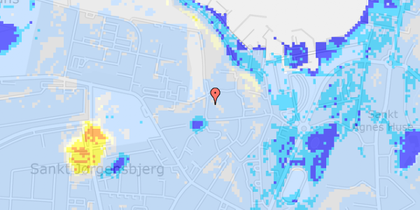 Ekstrem regn på Toftegade 1