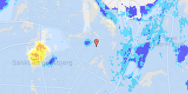 Ekstrem regn på Toftegade 11, 2. mf