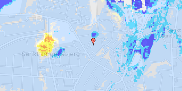 Ekstrem regn på Toftegade 23