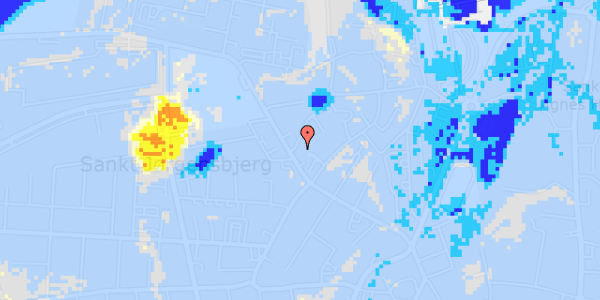 Ekstrem regn på Toftegade 29