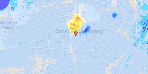 Ekstrem regn på Vestervænget 26, st. th