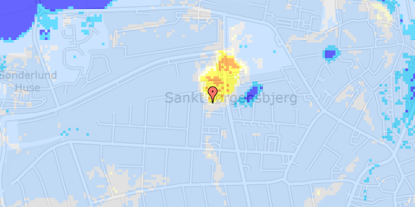 Ekstrem regn på Vestervænget 30, 2. th