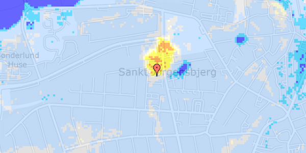 Ekstrem regn på Vestervænget 32, 2. tv