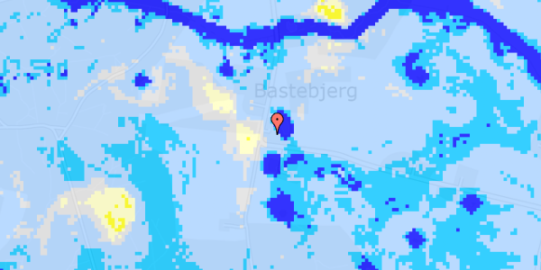 Ekstrem regn på Bastebjergvej 8