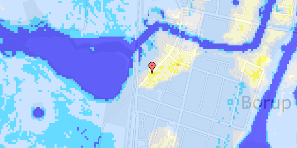 Ekstrem regn på Hovedgaden 23A, 1. 