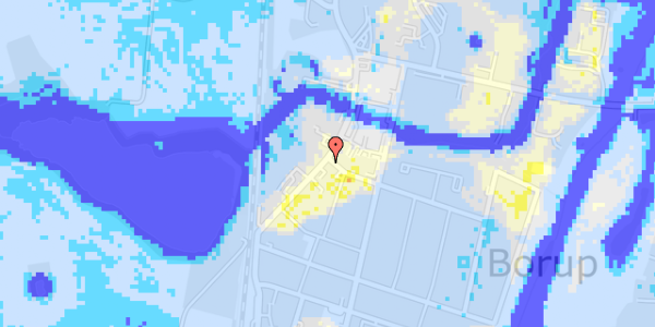 Ekstrem regn på Hovedgaden 54C