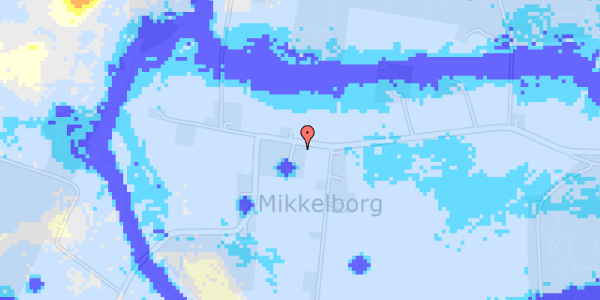 Ekstrem regn på Nyvangsvej 84