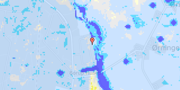 Ekstrem regn på Skovbrynet 25