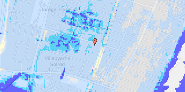 Ekstrem regn på Maglekæret 1B