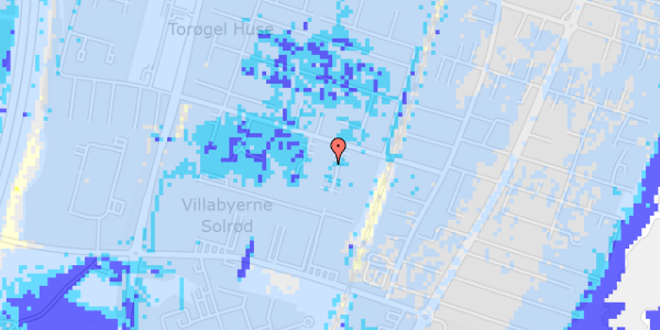 Ekstrem regn på Maglekæret 18E